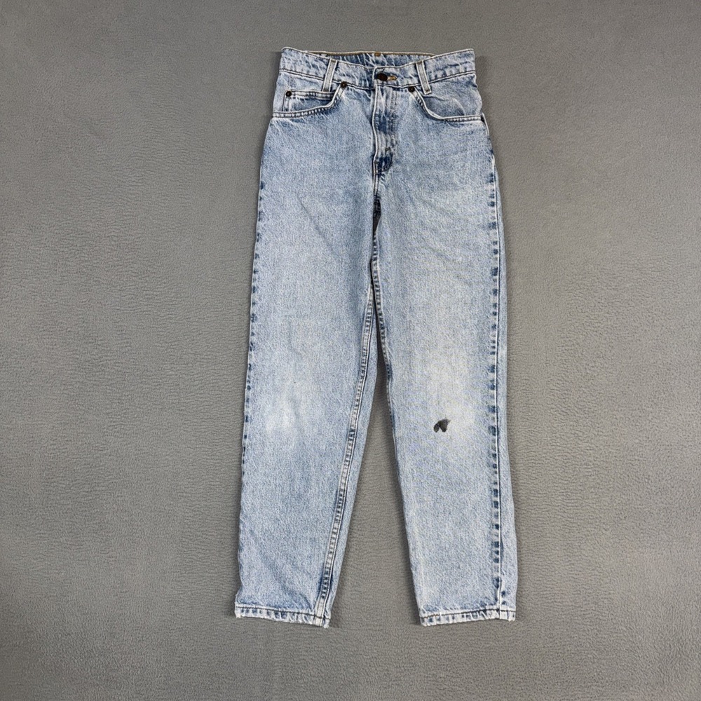 Vintage Levis Jeans Womens 26x28 (Fits 24x26) Blue Student Orange Tab VTG 1993